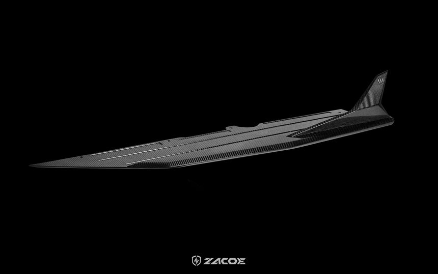 Lamborghini Huracan LP610 Dry Carbon Fiber Side Skirts - Zacoe