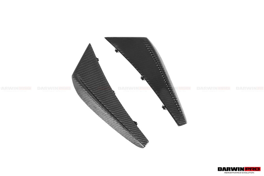 2019-2022 Lamborghini Huracan EVO 4WD ONLY BKSS Style Carbon Front Bumper Canards