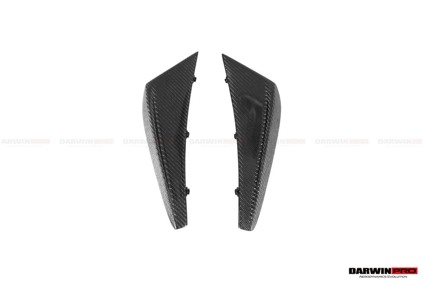 2019-2022 Lamborghini Huracan EVO 4WD ONLY BKSS Style Carbon Front Bumper Canards