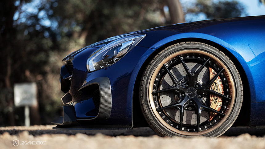 Mercedes-Benz AMG GT/GTS Dry Carbon Fiber Front Lip - Zacoe