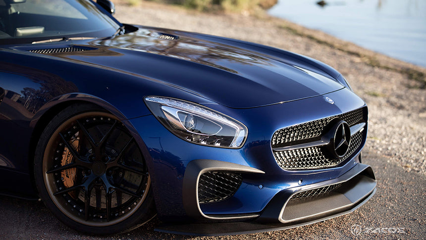 Mercedes-Benz AMG GT/GTS Dry Carbon Fiber Front Lip - Zacoe