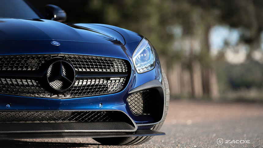 Mercedes-Benz AMG GT/GTS Dry Carbon Fiber Front Lip - Zacoe