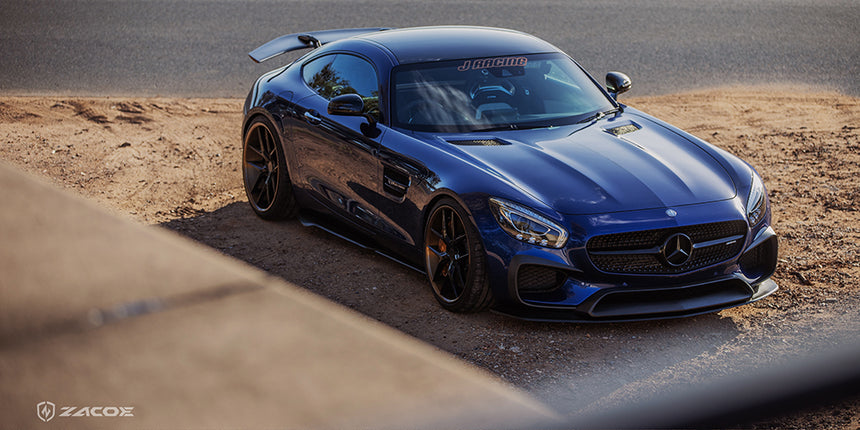 Mercedes-Benz AMG GT/GTS Dry Carbon Fiber Front Lip - Zacoe