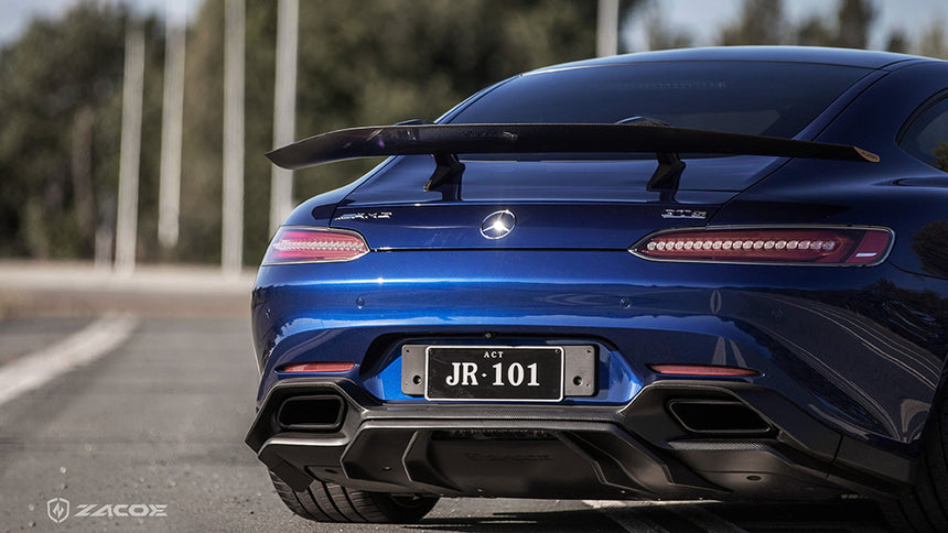 Mercedes-Benz AMG GT/GTS Dry Carbon Fiber Bumper / Diffuser - Zacoe