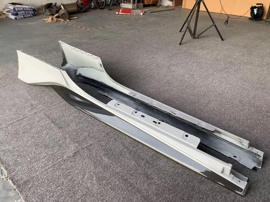 Dry Carbon Fiber Full Set Body Kit Front Bumper Rear Bumper Side Skirt For 488 GTB Pista Style