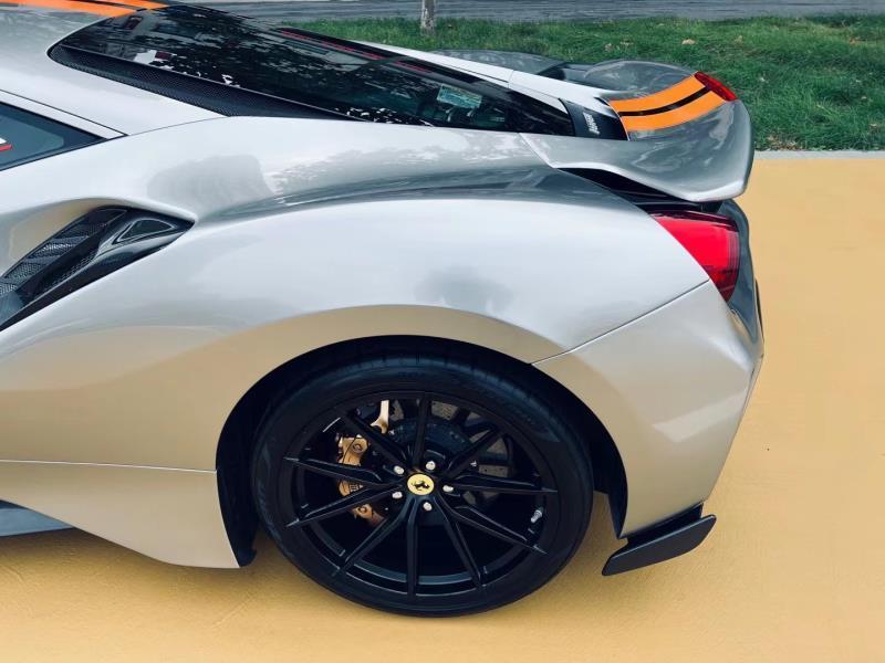 Dry Carbon Fiber Full Set Body Kit Front Bumper Rear Bumper Side Skirt For 488 GTB Pista Style