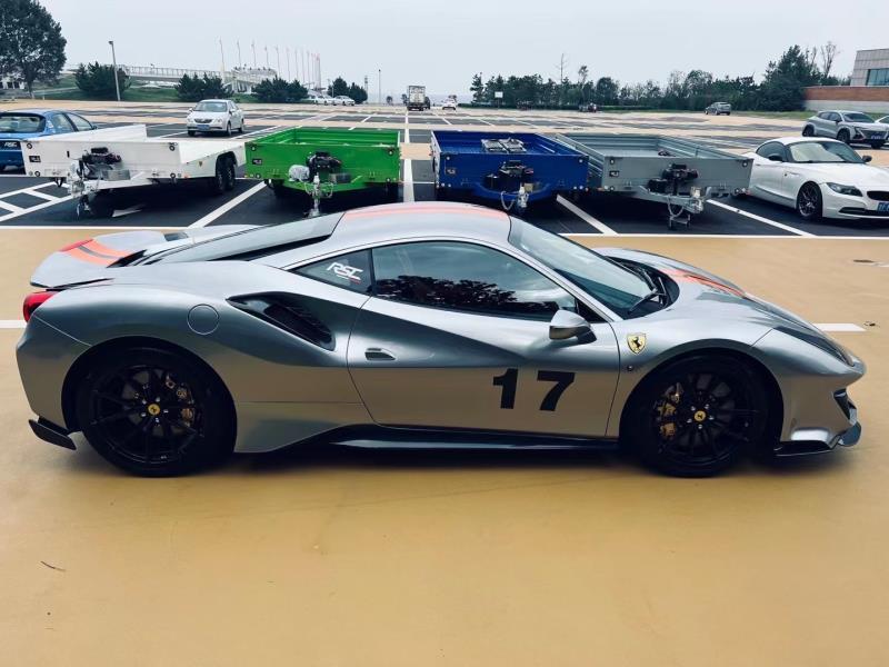 Dry Carbon Fiber Full Set Body Kit Front Bumper Rear Bumper Side Skirt For 488 GTB Pista Style