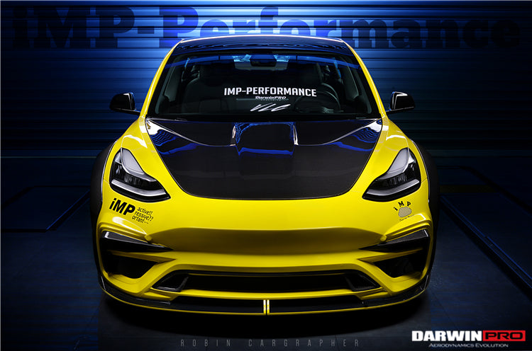 2017-2023 Tesla Model 3 IMP Performance Partial Carbon Fiber Front Bumper