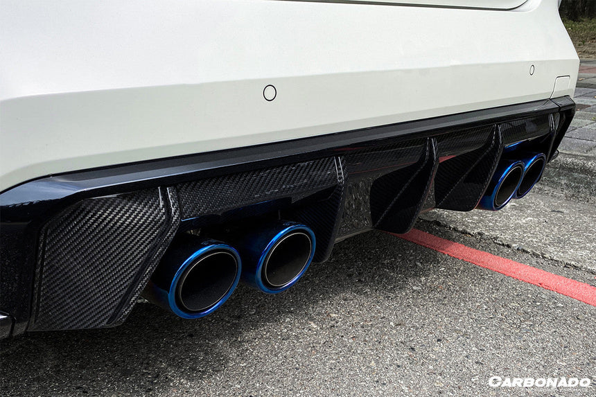 2021-UP BMW M4 G82/G83/G80 M3 MP Style Carbon Fiber Quad Rear Lip