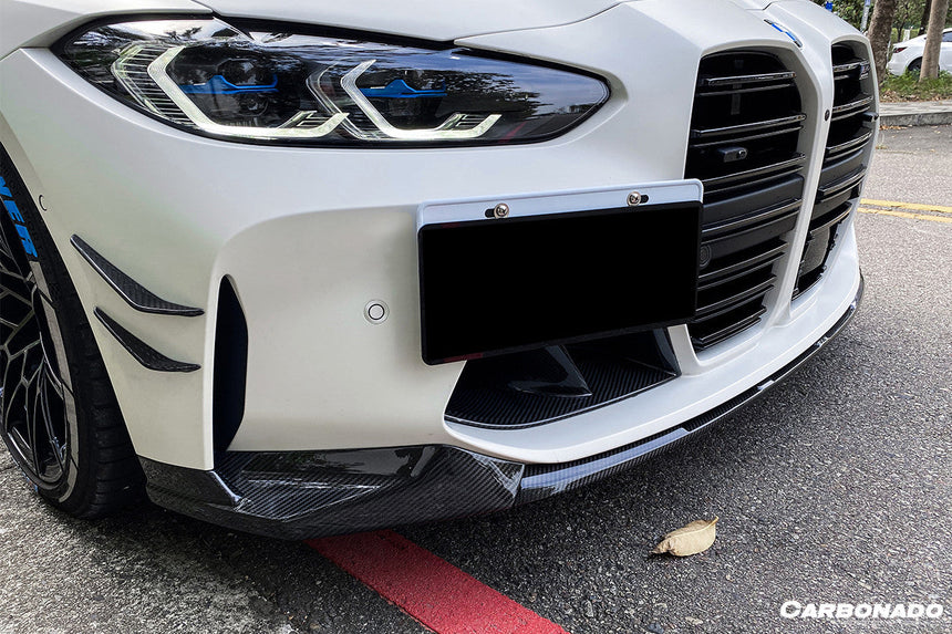 2021-UP BMW M3 G80 M4 G82/G83 MP Style Carbon Fiber Front Canards