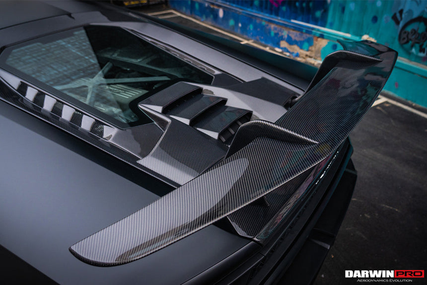 2015-2020 Lamborghini Huracan LP610/LP580 Performante Style Carbon Trunk Spoiler and Engine Hood