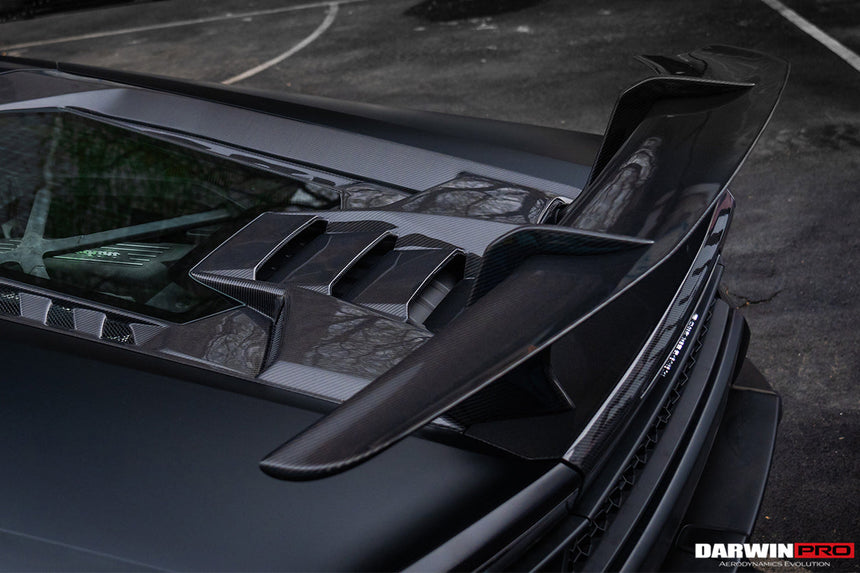2015-2020 Lamborghini Huracan LP610/LP580 Performante Style Carbon Trunk Spoiler and Engine Hood