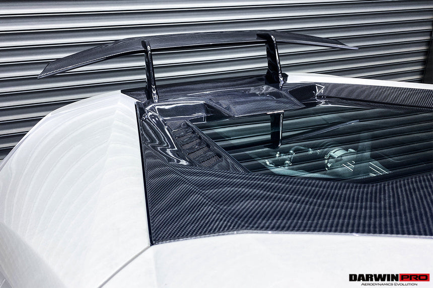 2015-2020 Lamborghini Huracan LP610/LP580 Performante Style Carbon Trunk Spoiler and Engine Hood