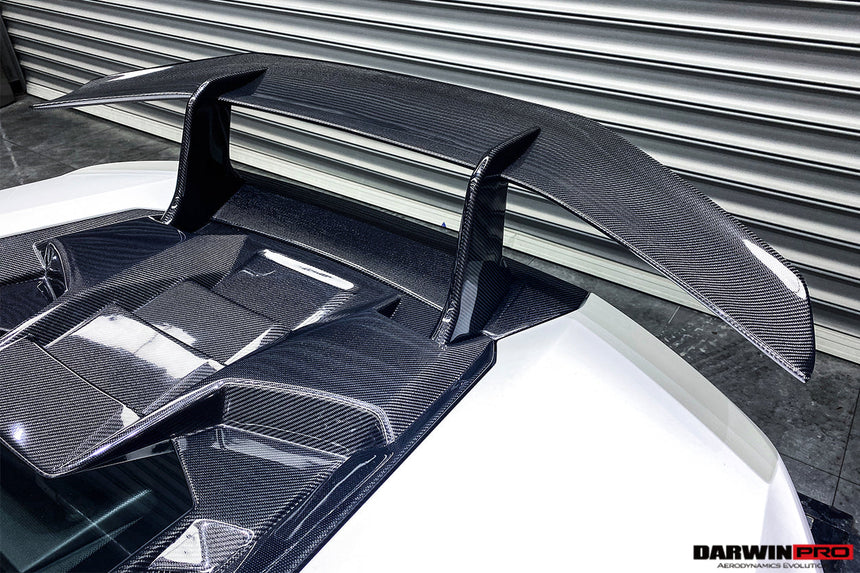 2015-2020 Lamborghini Huracan LP610/LP580 Performante Style Carbon Trunk Spoiler and Engine Hood