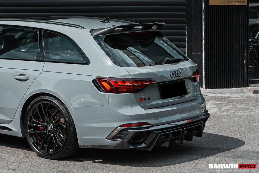 2017-2024 Audi RS4 B9/B9.5 S4 B9 BKSSII Style Roof Spoiler