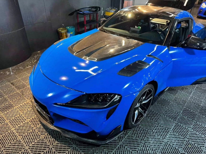 Toyota Supra Dry Carbon Fiber Hood (LB Style)
