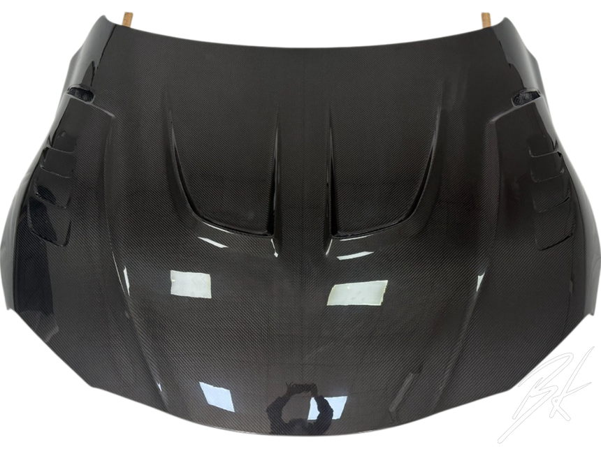 Toyota Supra Dry Carbon Fiber Hood (LB Style)