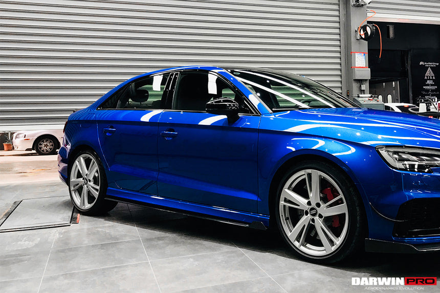 2019-2020 Audi RS3 BKSS Style Carbon Fiber Side Skirts