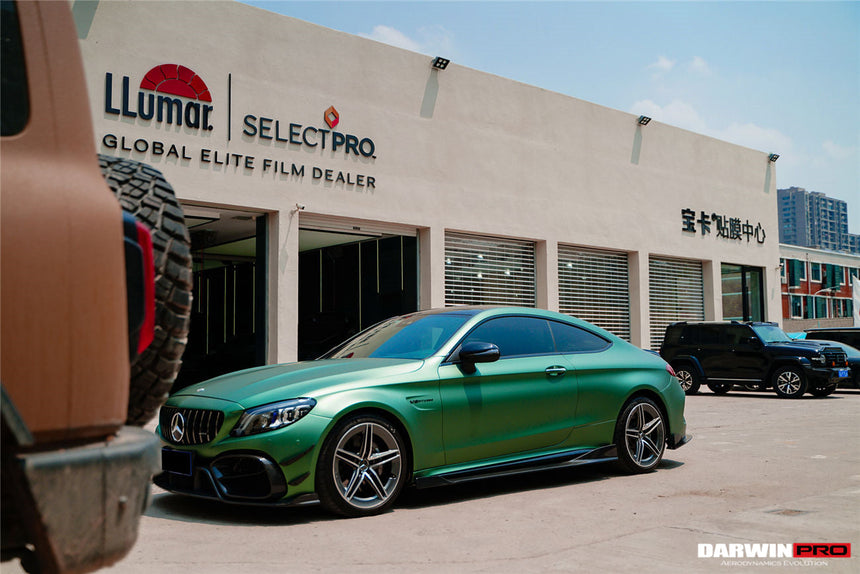 2015-2021 Mercedes Benz W205 C63/S AMG Coupe IMP Performance Partial Carbon Fiber Front Bumper