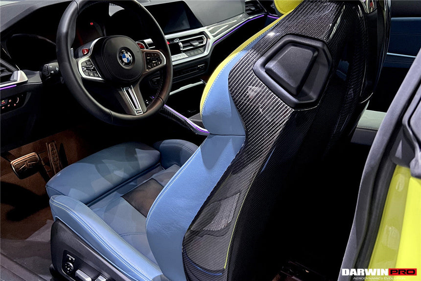 2021-UP BMW M4 G82/G83 Carbon Fiber Seat-Back Cover