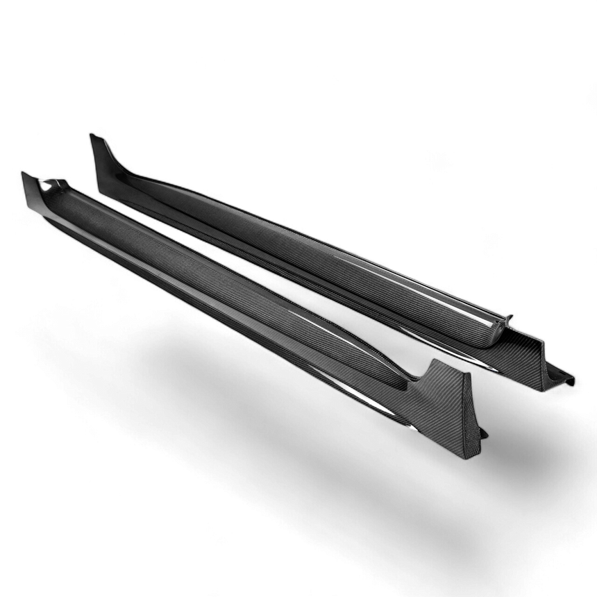 OE-style carbon fiber side skirts for 2015-2021 Subaru WRX/STi