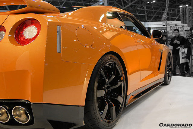 2008-2011 Nissan GTR R35 CBA ZEL Style Carbon Fiber Rear Lip Diffuser