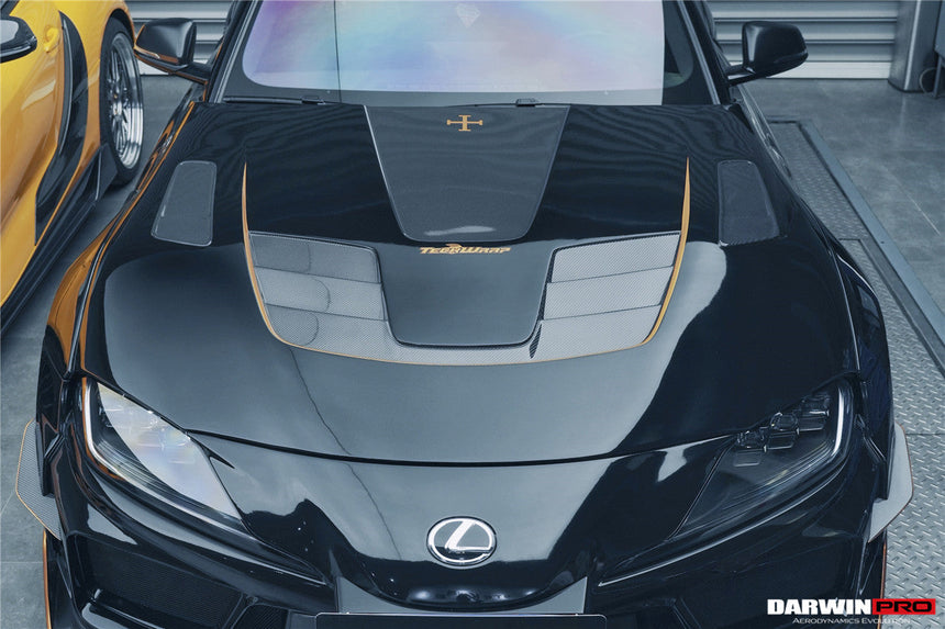 2019-UP Toyota GR Supra (J29/DB) A90 A91 BKSSII Style Carbon Fiber Hood