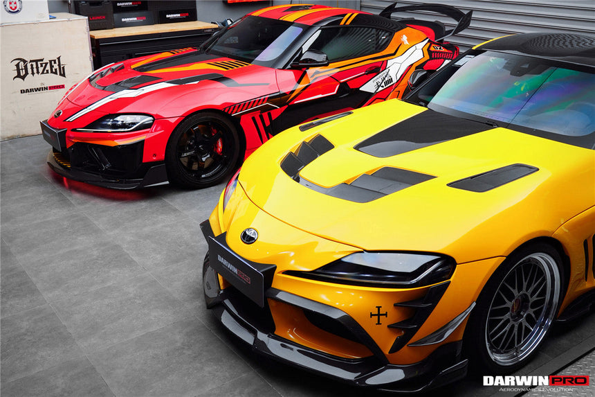 2019-UP Toyota GR Supra (J29/DB) A90 A91 BKSSII Style Carbon Fiber Hood