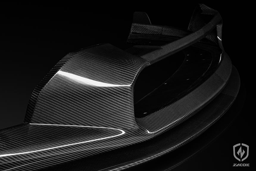 Porsche Taycan Dry Carbon Fiber Full Kit - Zacoe