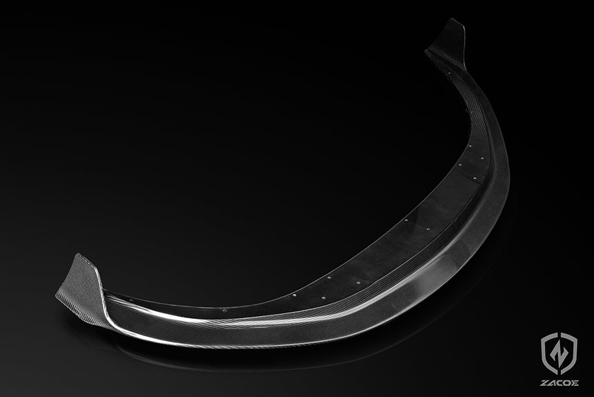 Porsche Taycan Dry Carbon Fiber Front Lip - Zacoe