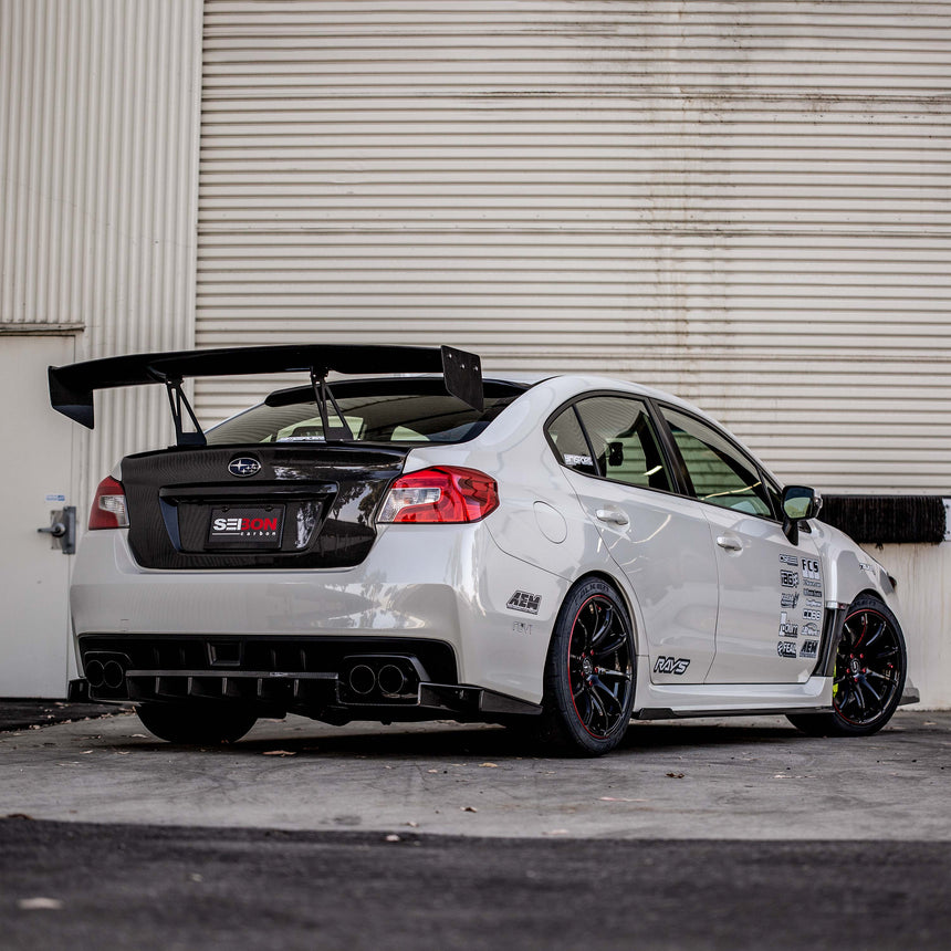 OEM-style carbon fiber trunk lid for 2015-2021 Subaru WRX/STi