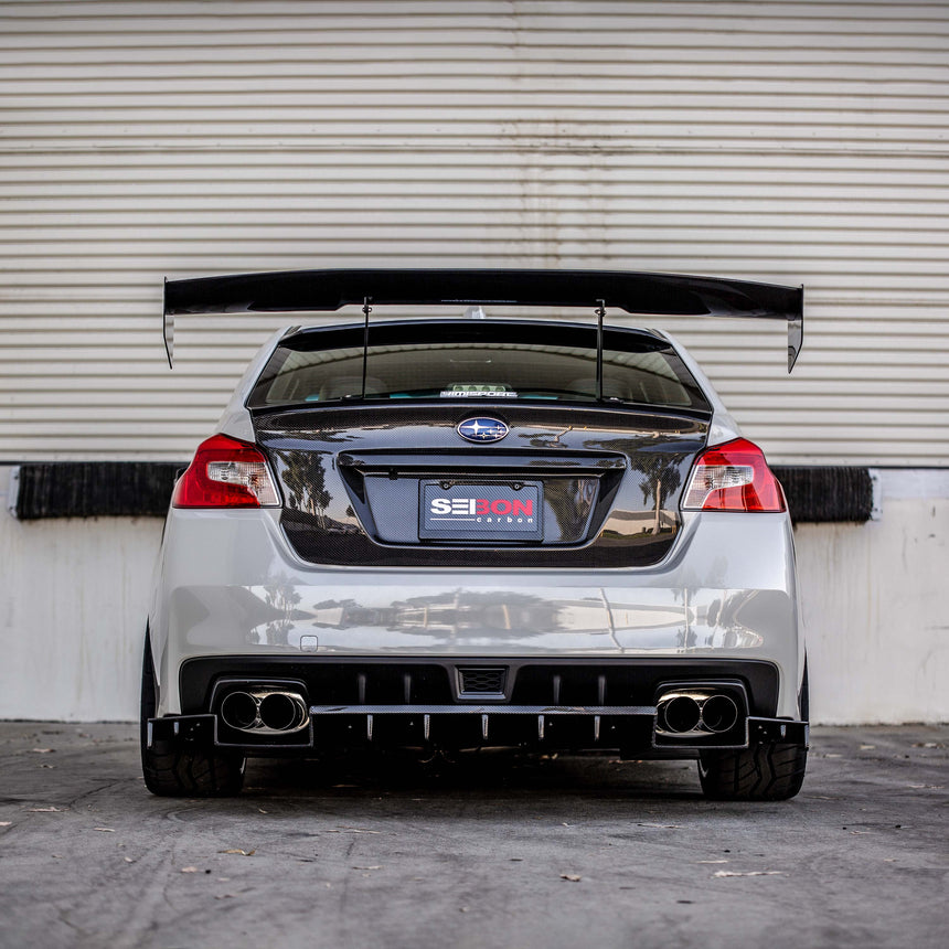 OEM-style carbon fiber trunk lid for 2015-2021 Subaru WRX/STi