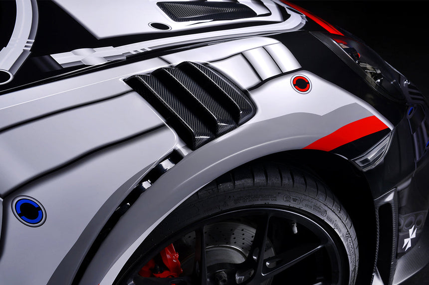 2016-2019 Porsche 911 991.2 Carrera /Targa 4/4S GT2RS Style Partial Carbon Fiber Fender
