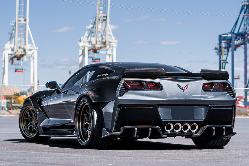 2013-2019 Corvette C7 Z51 Z06 Grandsport Carbon Fiber Trunk Spoiler
