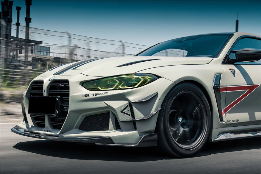 2021-UP BMW M4 G82/G83 BKSSII Style Front Bumper and Front Fender and Side Skirts