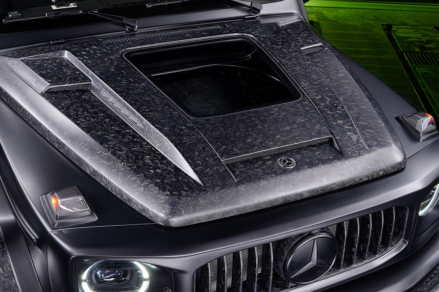 2019-2023 Mercedes Benz W464 G-Class G Wagon G500/G550/G63AMG IMP Performance Partial Carbon Fiber Hood