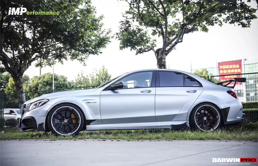 2015-2018 Mercedes Benz W205 C63/S AMG Sedan IMP Performance Partial Carbon Fiber Full Body Kit