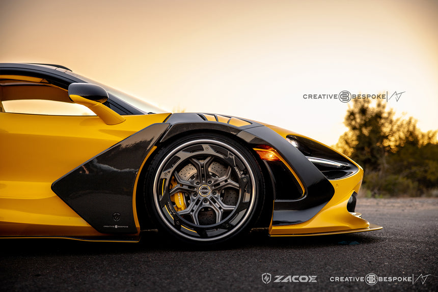 McLaren 720S Galaxy Wide Dry Carbon Fiber Full Kit - Zacoe