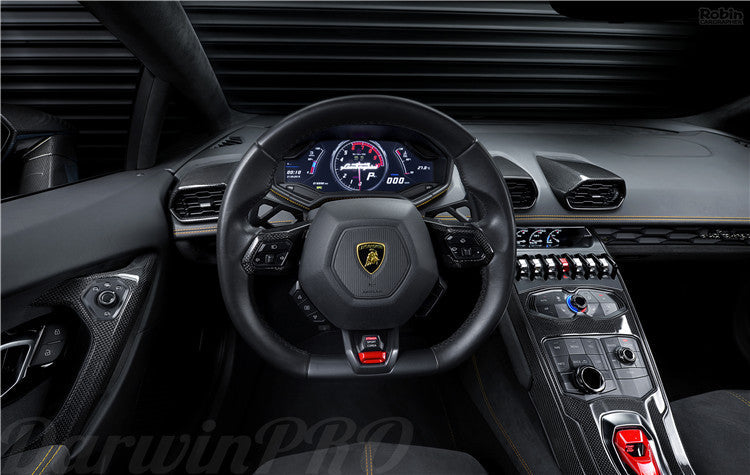2015-2022 Lamborghini Huracan LP610/LP580 Autoclave Carbon Fiber AC Panel Trim