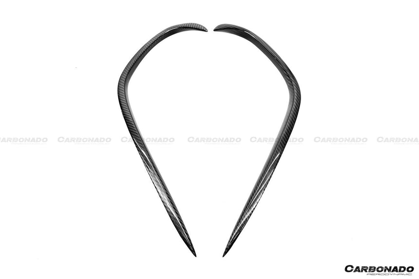 2020-2023 McLaren GT WP Style DRY Carbon Fiber Front Bumper Air Vents