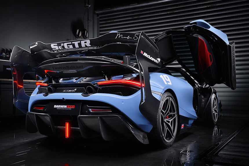 2017-2022 McLaren 720s Se²GTR Style Trunk Wing w/ Side Caps