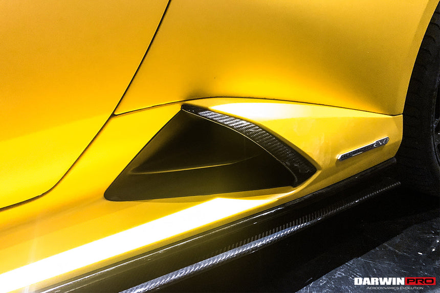 2019-2022 Lamborghini Huracan EVO OD Style Dry Carbon Side Skirts