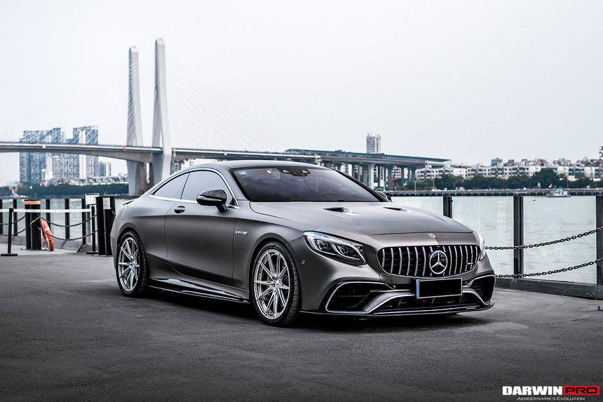 2018-2021 Mercedes Benz C217 S63/S65 AMG Coupe BKSS Style Carbon Fiber Front Lip