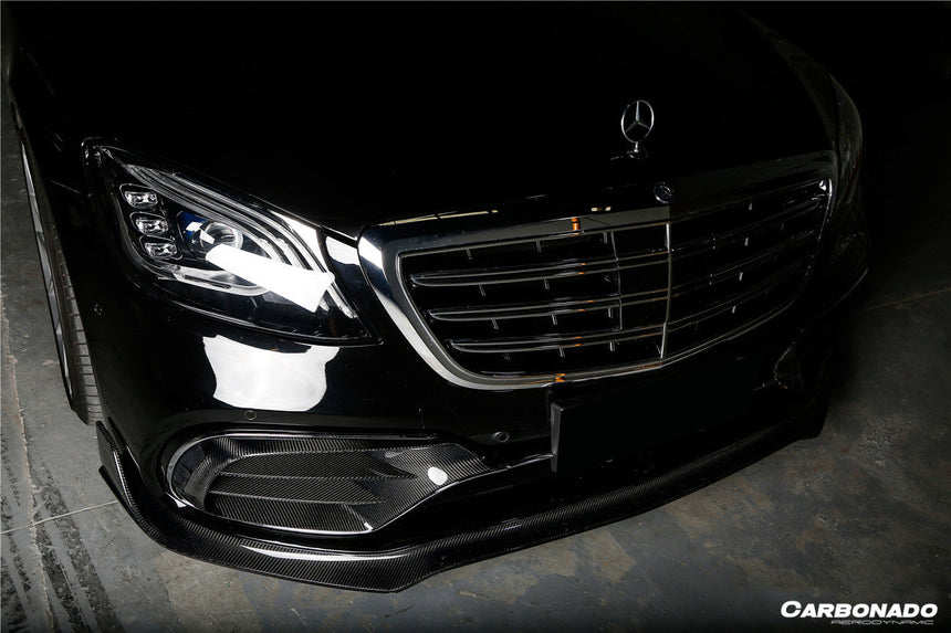 2017-2020 Mercedes Benz S63 W222 Sedan MSY Style Front Lip