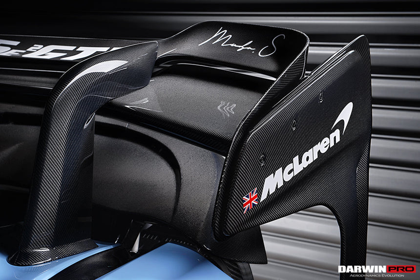 2017-2022 McLaren 720s Se²GTR Style Trunk Wing w/ Side Caps