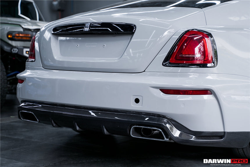 2016-2020 Rolls-Royce Wraith/Dawn BKSS Style Partial Carbon Fiber Rear Bumper