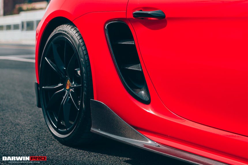 2016-2023 Porsche 718 Cayman/Boxster Carbon Fiber Side Air Vents
