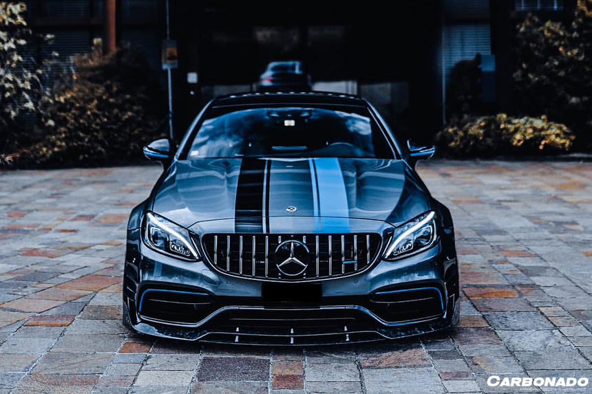 2015-2018 Mercedes Benz W205 C63/S AMG Coupe BR Style Front Lip