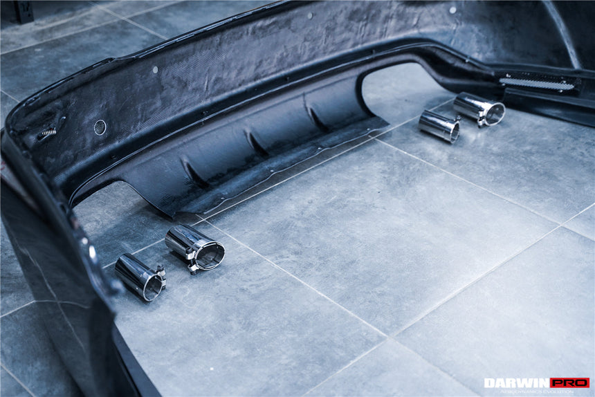 2016-2020 Rolls-Royce Wraith/Dawn BKSS Style Partial Carbon Fiber Rear Bumper