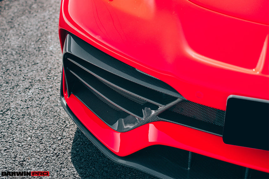 2016-2023 Porsche 718 Cayman/Boxster BKSS Style Partial Carbon Fiber Front Bumper